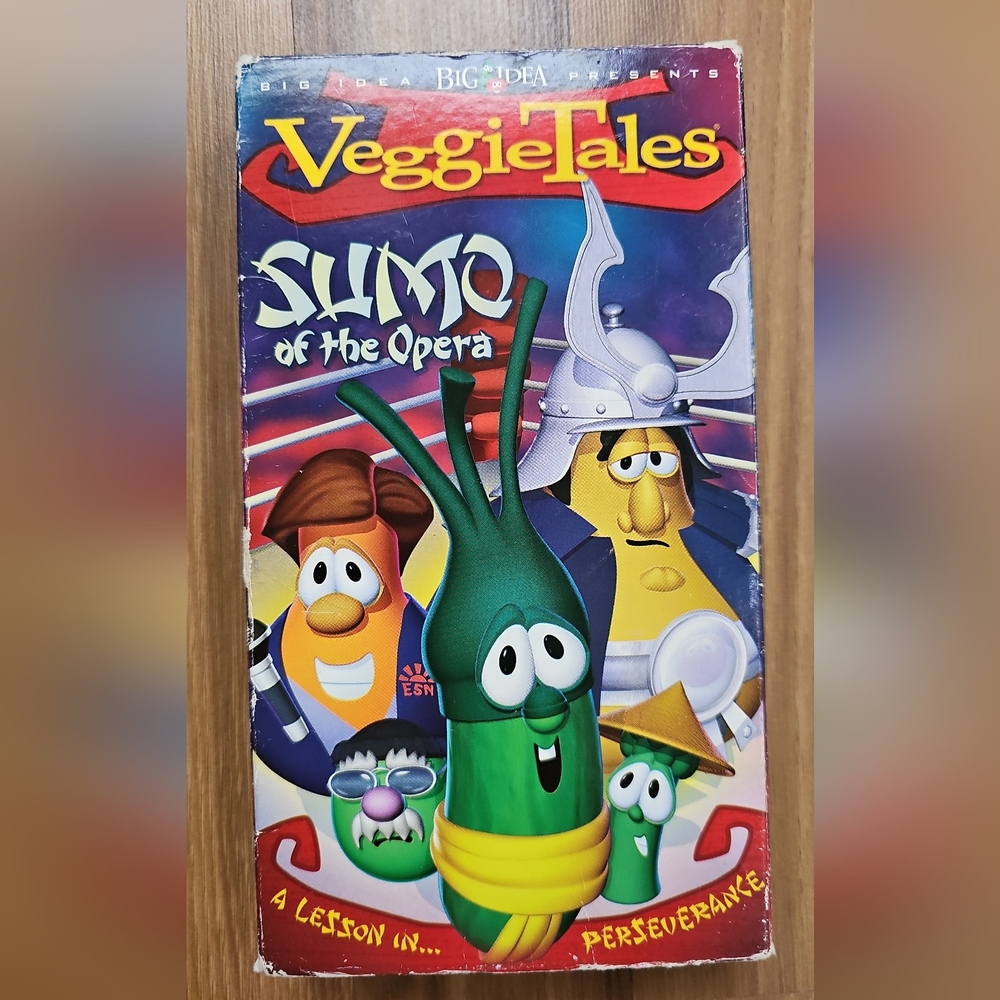 VeggieTales Sumo of the Opera VHS Tape